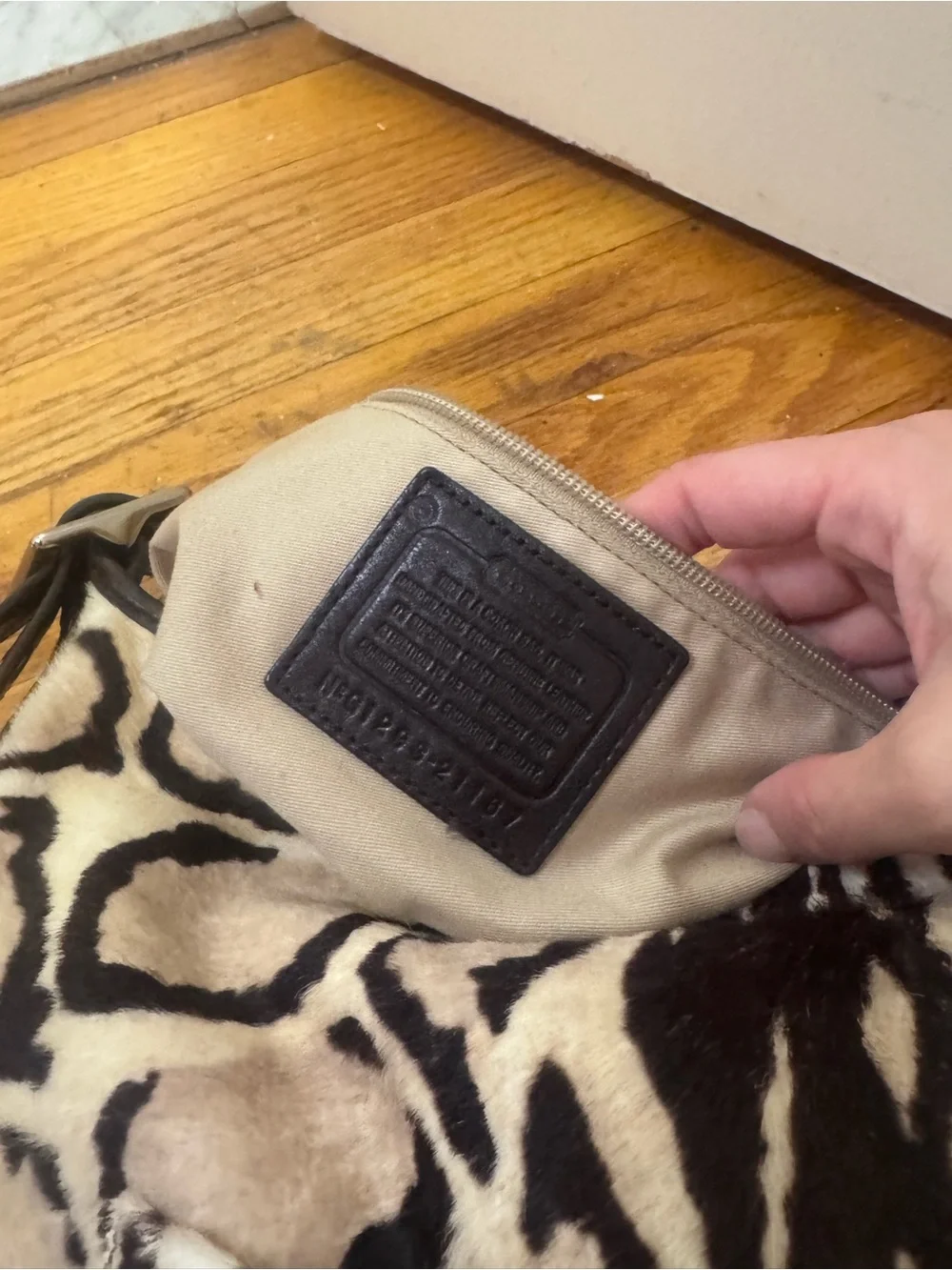 Coach Ocelot Calf Hair Vintage Large Duffle